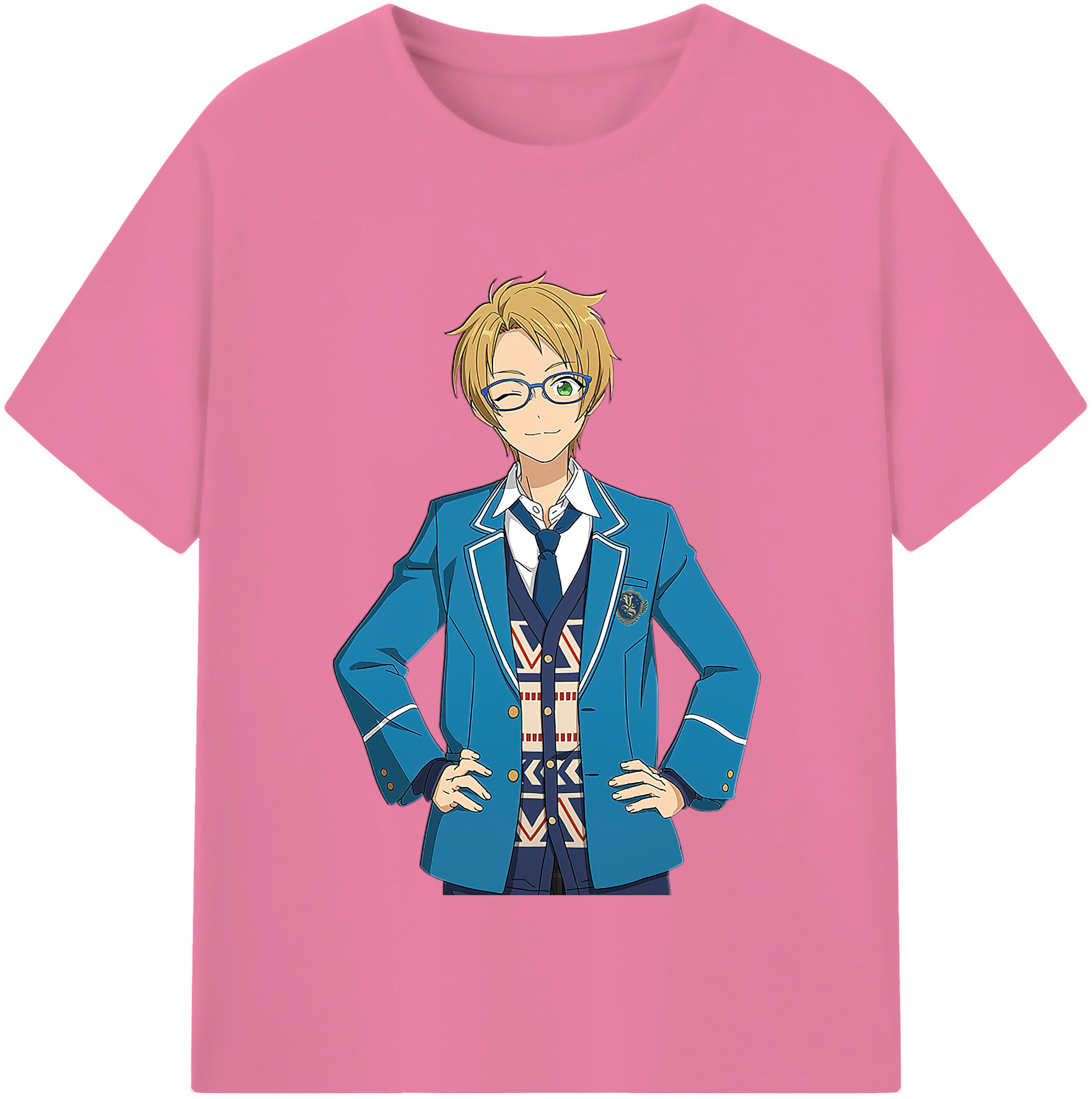 （画像用） あんさんぶるスターズ! Ensemble Stars 綿100％半袖Tシャツ（フロントプリント）